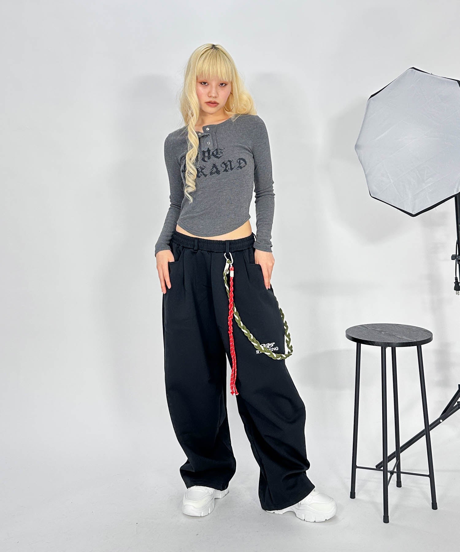 y2kバギースウェットパンツ