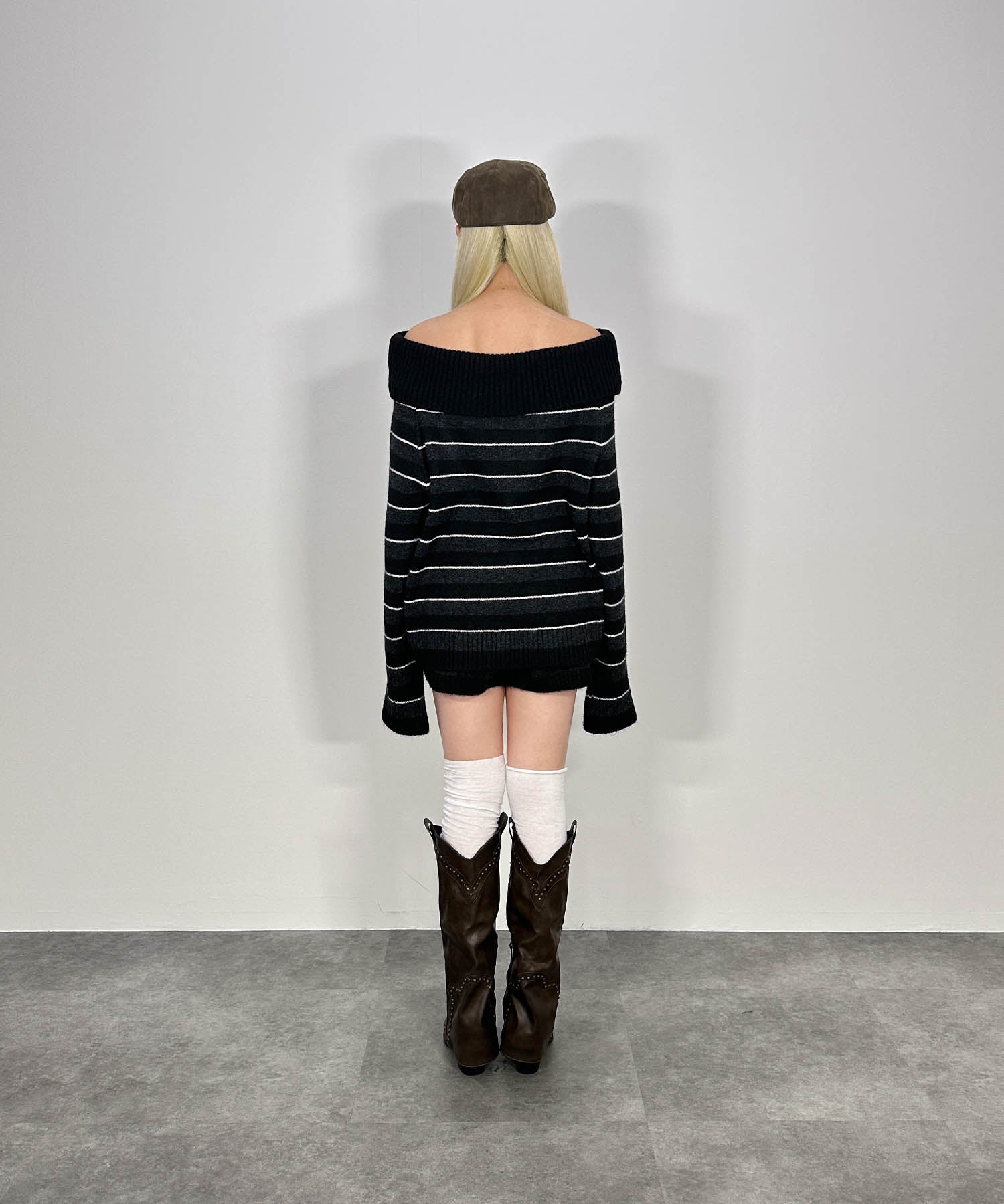 ボーダーニットセットアップ