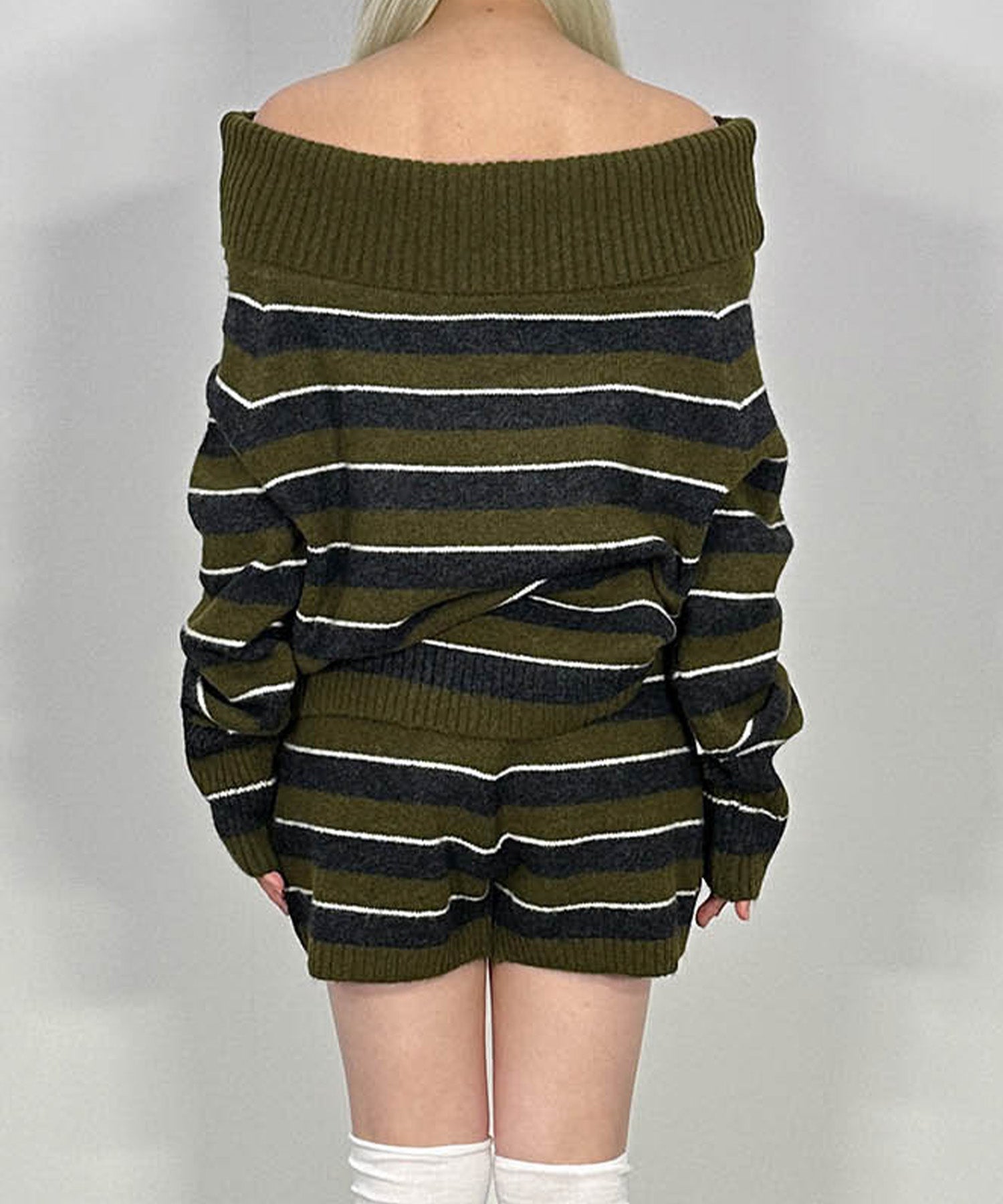 ボーダーニットセットアップ