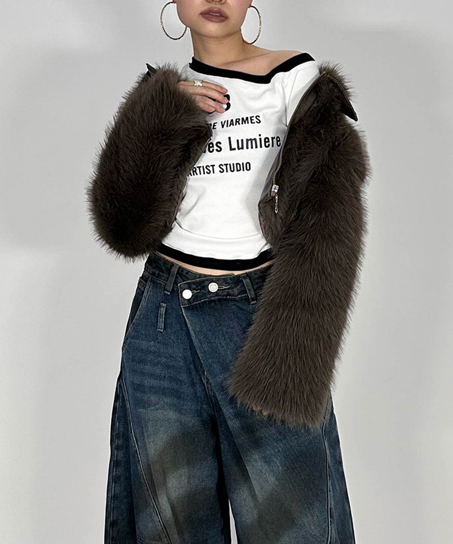 THE TOE ファーショートジャケット Lane Fur Coat – THE TOÉ