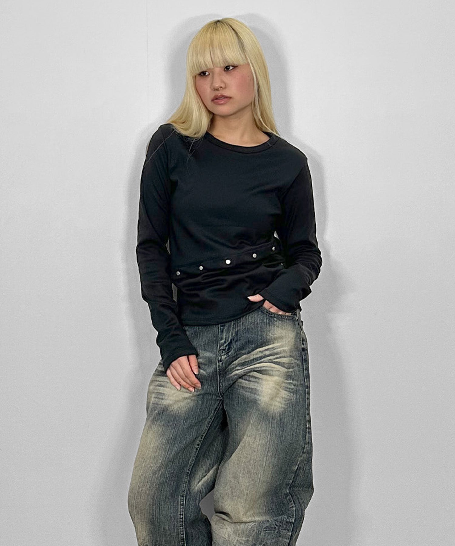 リップルフォームTシャツ