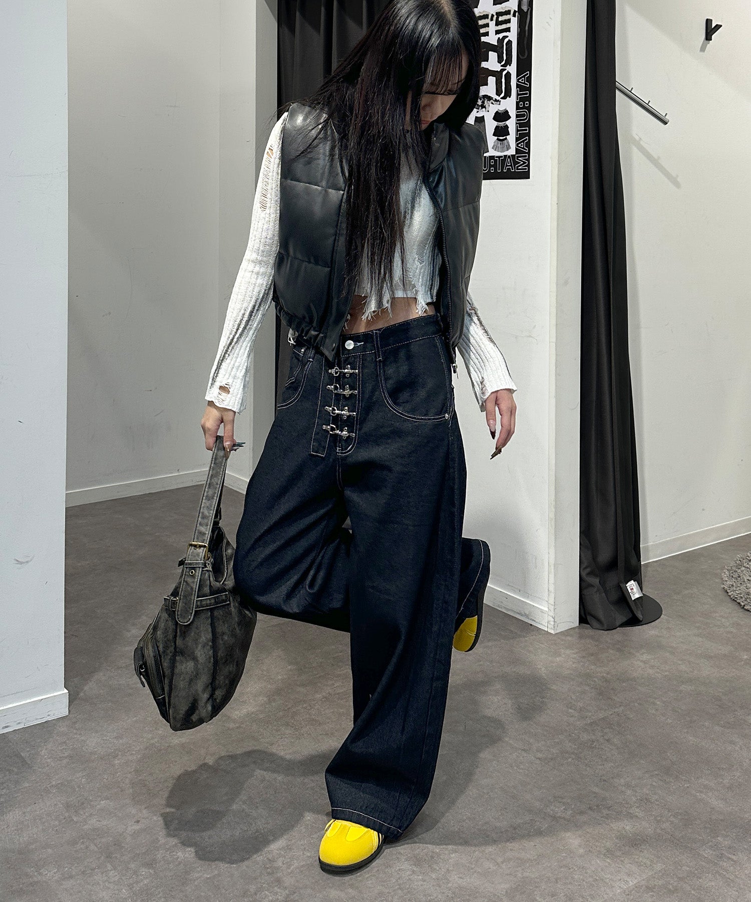 ギミックデザインバギーカーブデニム