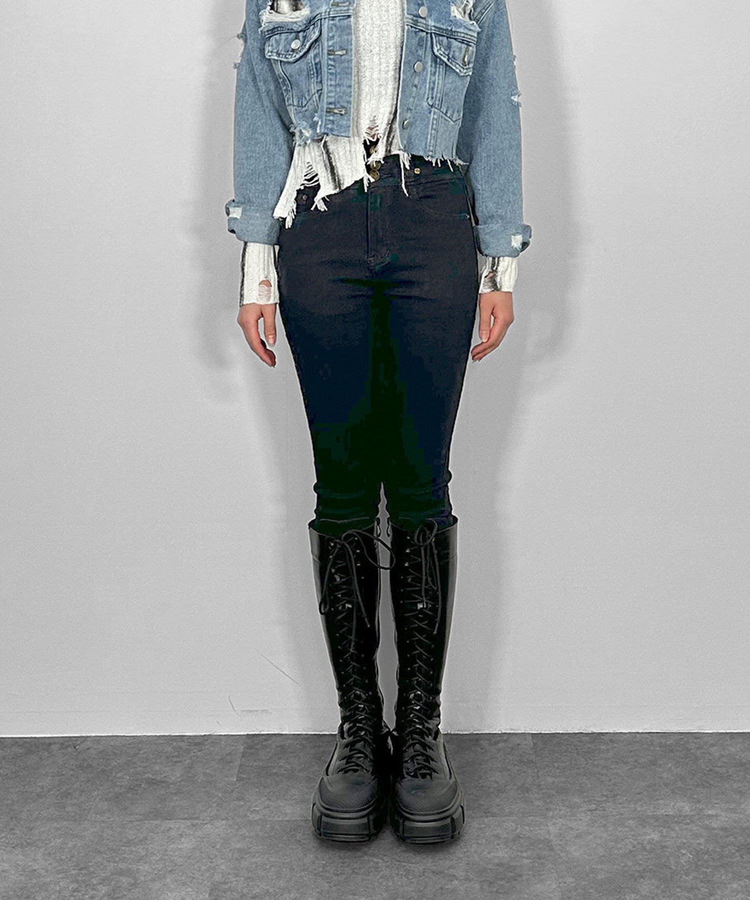 RAWCUT H/W スキニー