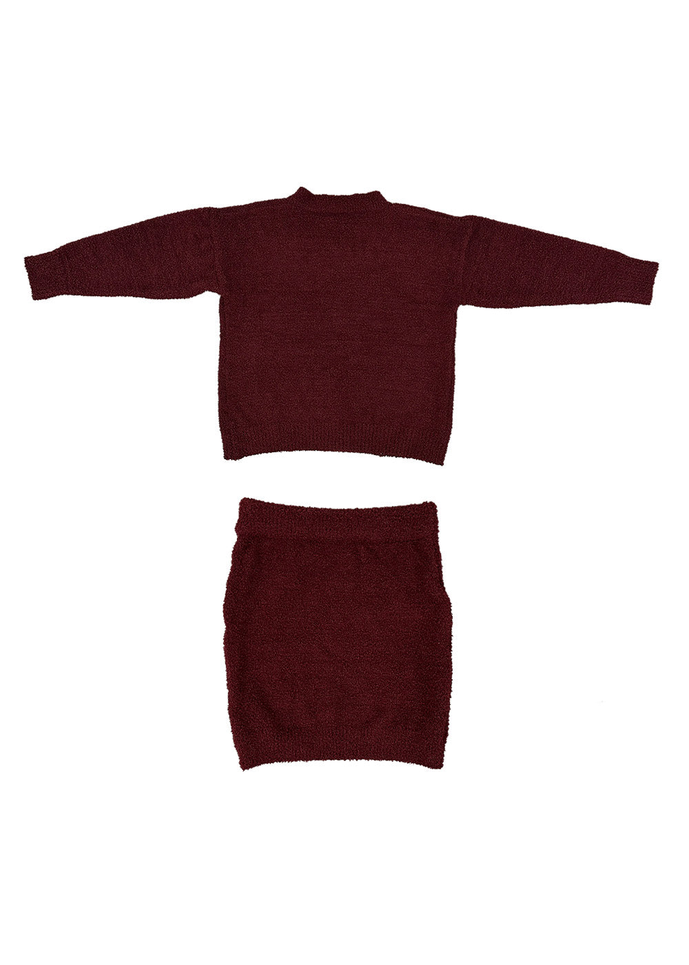 Vネックオーバーニットセットアップ