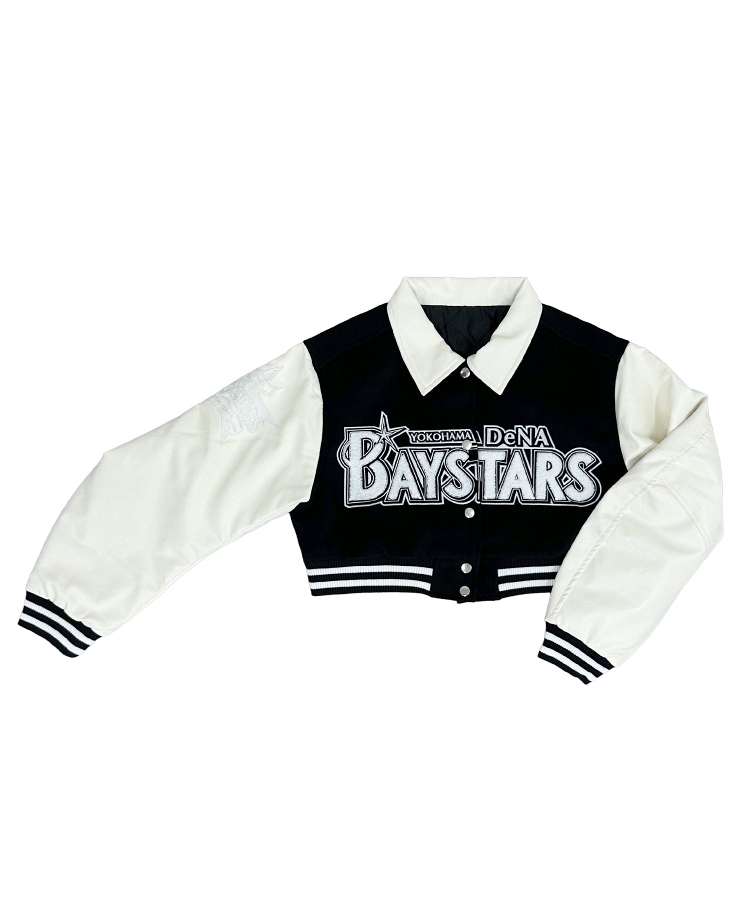 CROPPED VARSITY JACKET