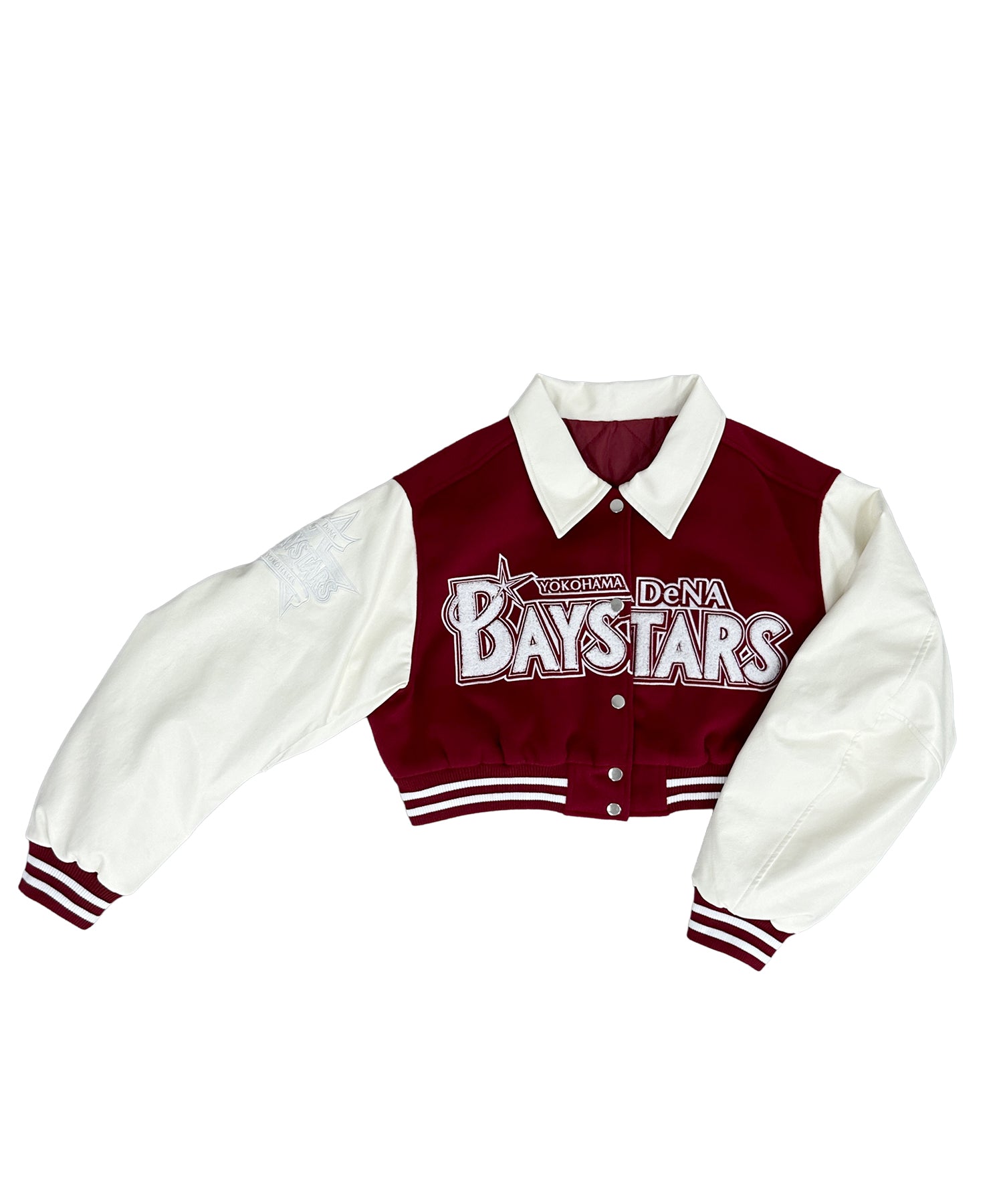 CROPPED VARSITY JACKET